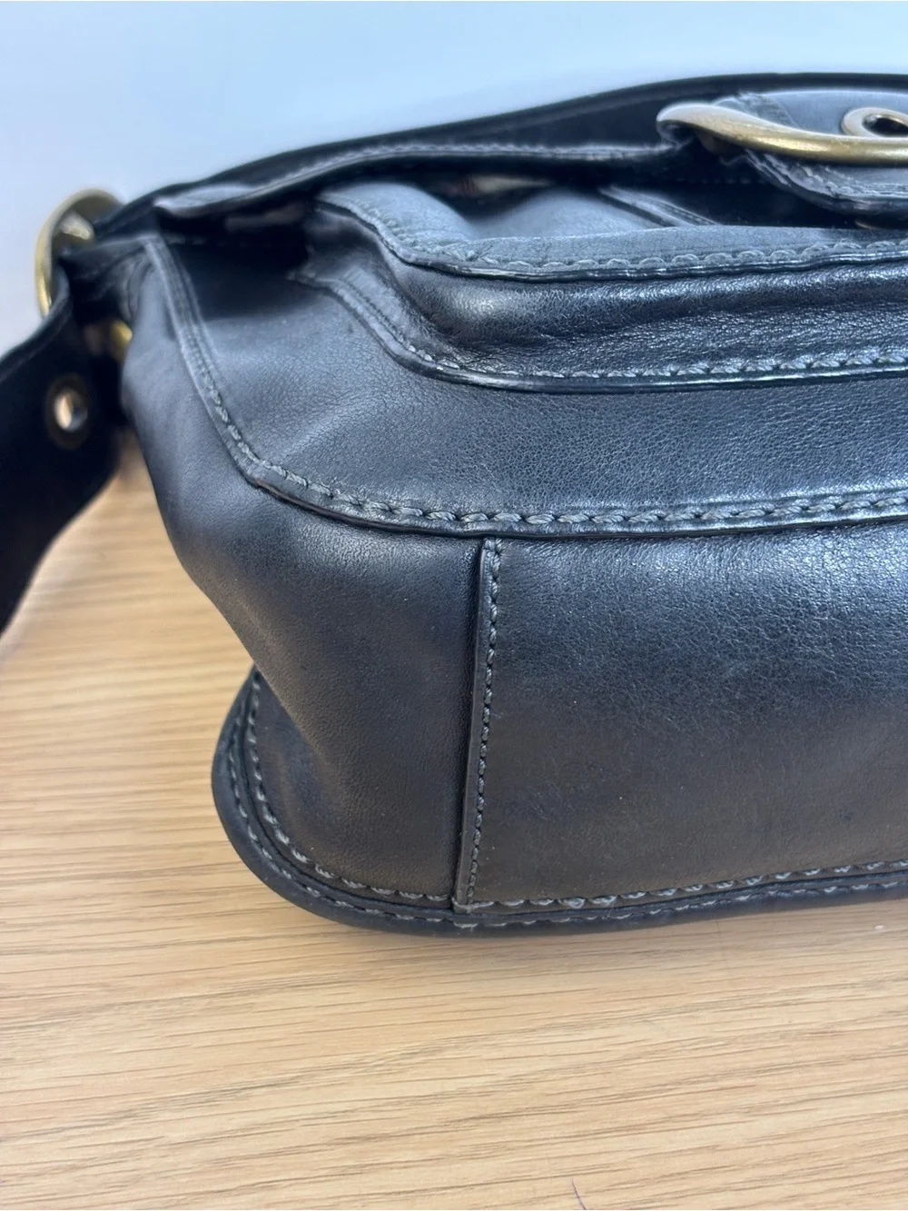 Vintage Coach Bleecker Legacy Tattersall Flap Large Shoulder Bag - Picture 10 of 14